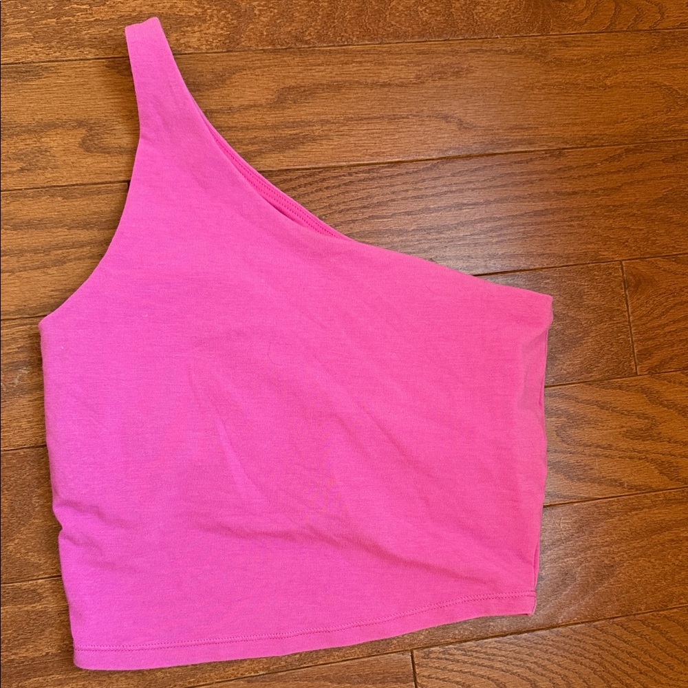 Old Navy Pink One-Shoulder Women's Top